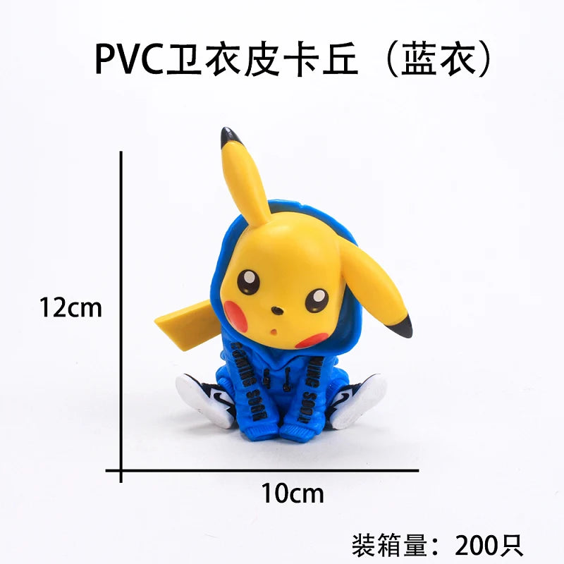 Pikachu in Blue Hoodie - Pokemon - Action Figure