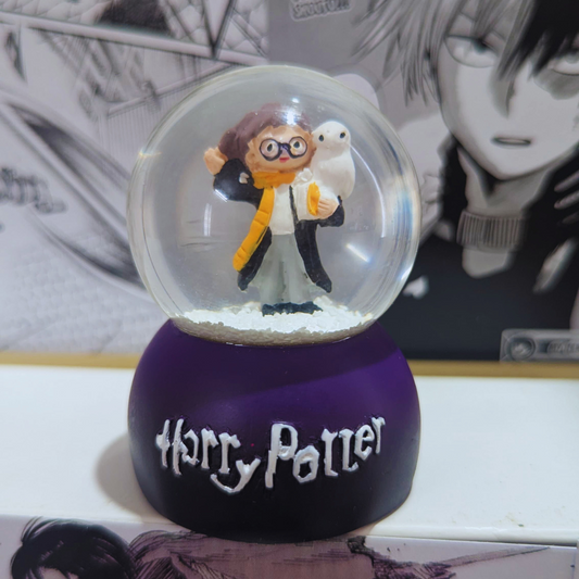Harry Potter With Hedwig Snow Globe with Light - Lamp