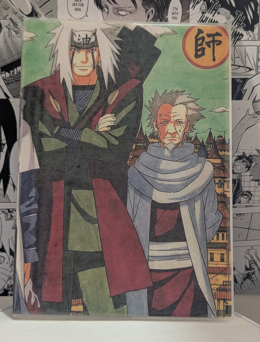 Jiraiya and Hiruzen - Naruto - Diaries