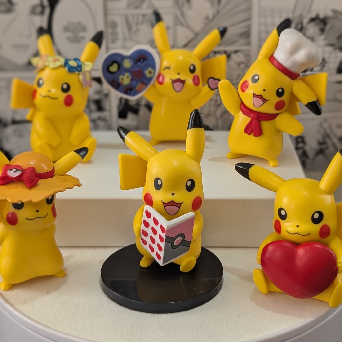 Pikachu Cute set of 6 Figures - Pokemon - Action Figure
