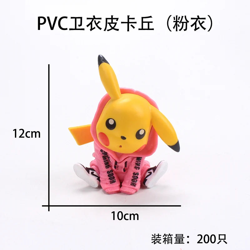 Pikachu in Pink Hoodie - Pokemon - Action Figure