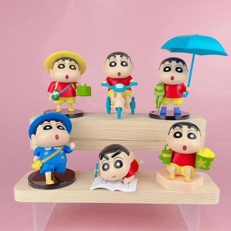 Rainy Season Shinchan Set of 6  - Shinchan - Action Figure