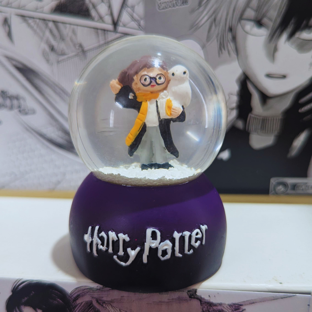 Harry Potter With Hedwig Snow Globe with Light - Lamp
