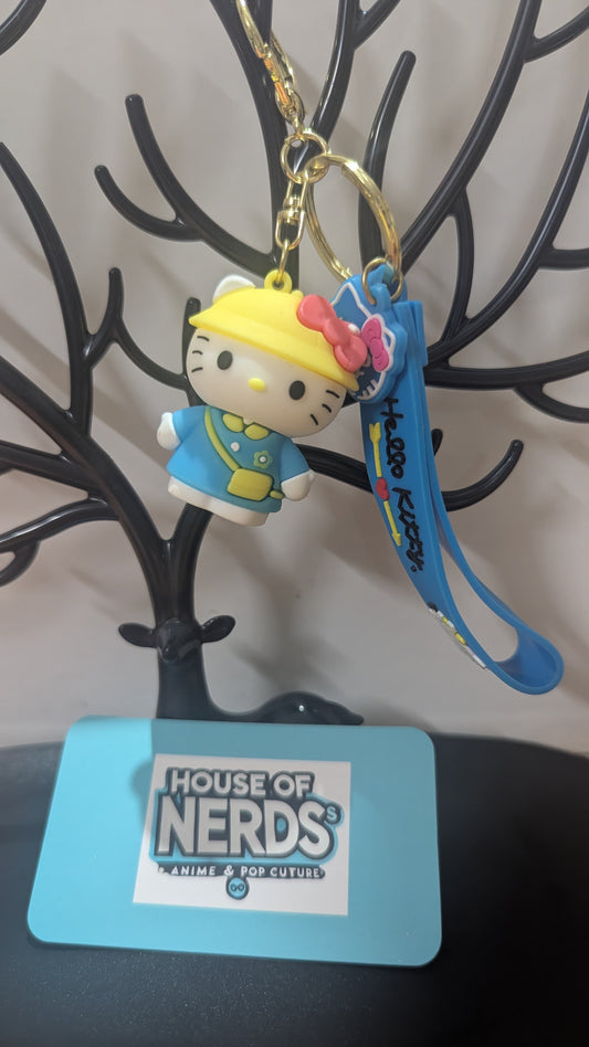 Hello Kitty  - Blue Sling Bag - Keychain