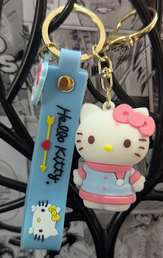 Hello Kitty  - Pink and blue  - Keychain