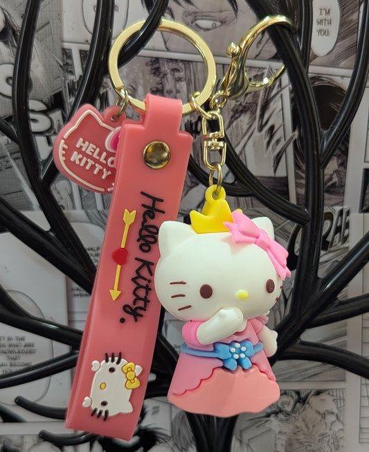 Hello Kitty  - Pink Gown - Keychain