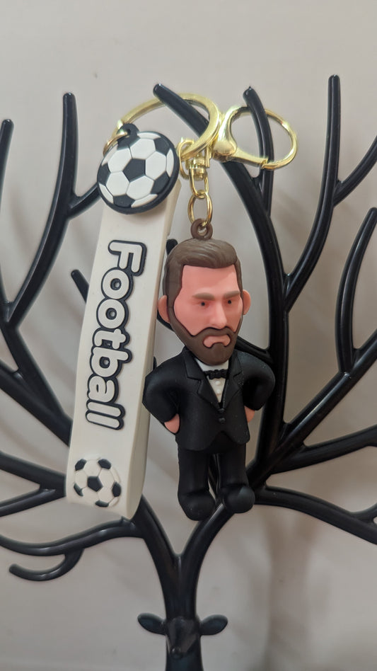 Football - Messi Black Tuxedo - Keychain