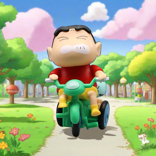 Shinchan on Cycle - Shinchan - Action Figure