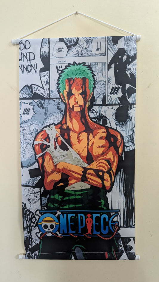 Wanted Zoro - One Piece - Wall Scroll