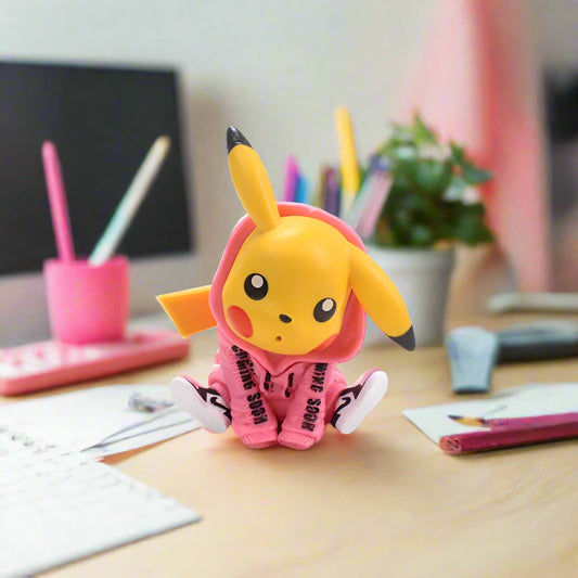 Pikachu in Pink Hoodie - Pokemon - Action Figure