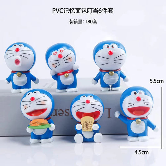 Doraemon set of 6 - Doraemon - Action Figure