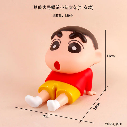 Red Shinchan Sitting - Shinchan - Action Figure cum Mobile Holder