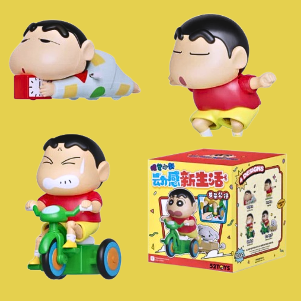 Set of 3 Shinchan moving toys - Shinchan - Action Figure