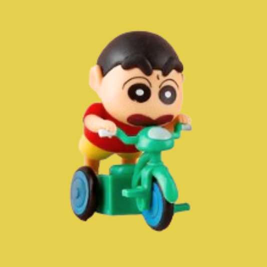 Shinchan on Cycle - Shinchan - Action Figure